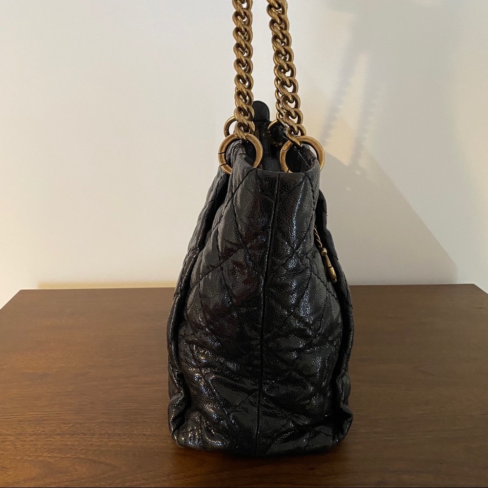 Chanel Coco Pleats Tote - black / metallic - Picture 2 of 6